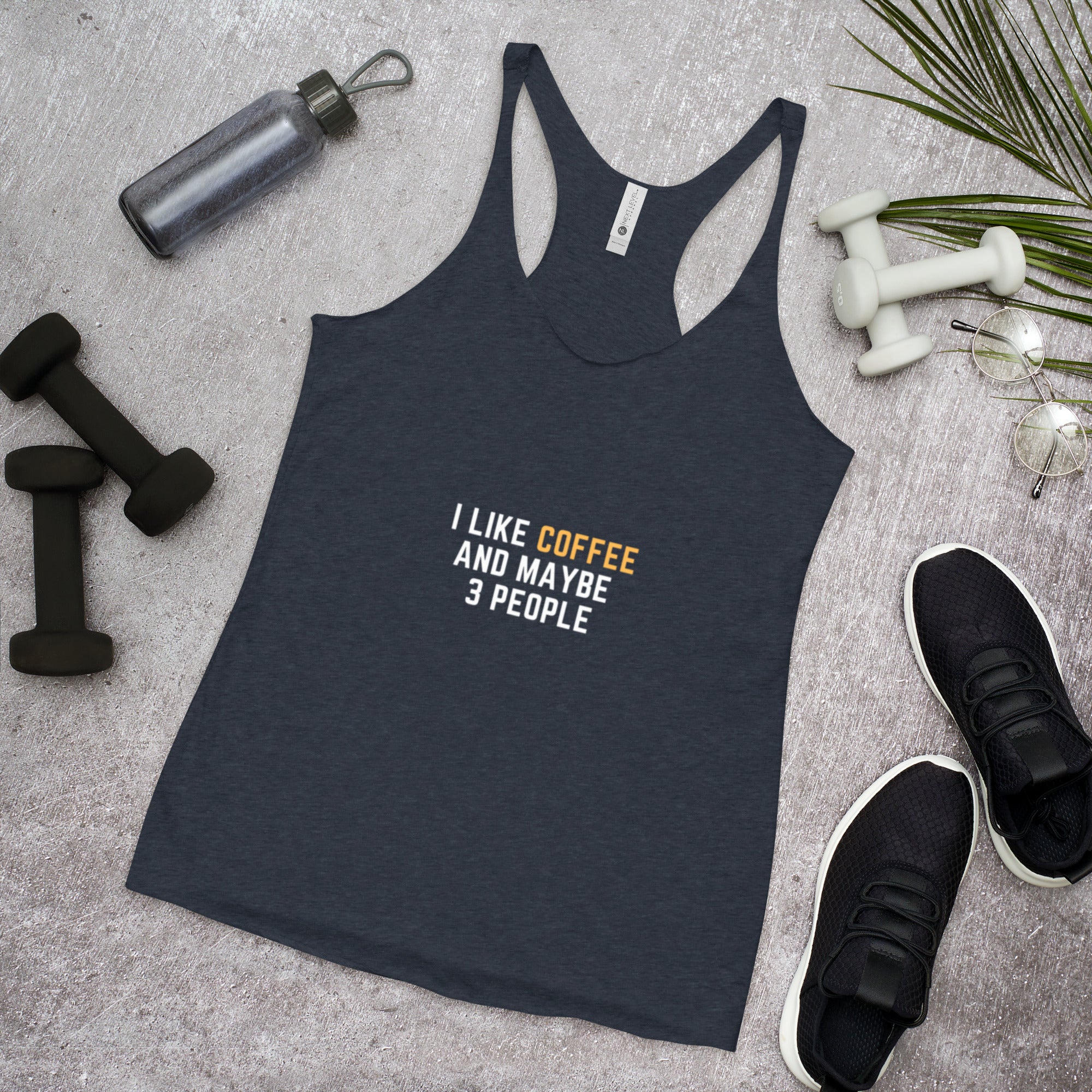 I Like Coffee Racerback Tank | Available in 2 colors